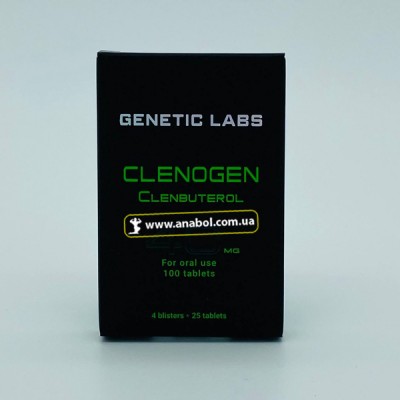 CLENOGEN 40mg 100tab Genetic Labs (кленбутерол)