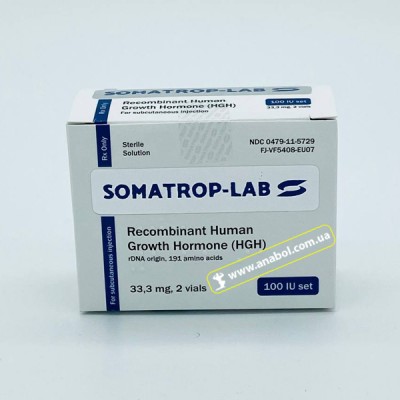 SOMATROP - LAB 100 IU (гормон росту)